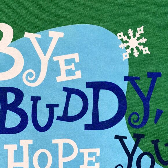 Bye Buddy, Hope You Find Your Dad - Elf - Green Short Sleeve Tee | Medium - Picture 4 of 5